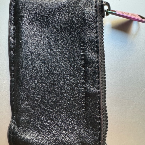 aimee kestenberg black leather card wallet - Picture 2 of 5